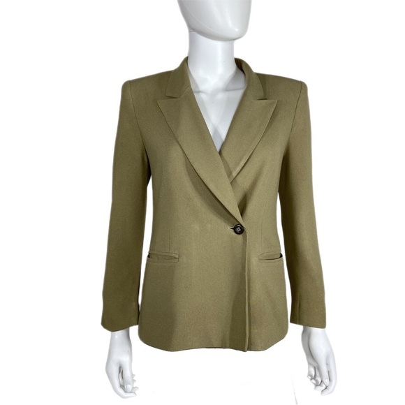 Jones New York Jackets & Blazers - Jones New York Petite Khaki Beige Women’s Career Blazer
